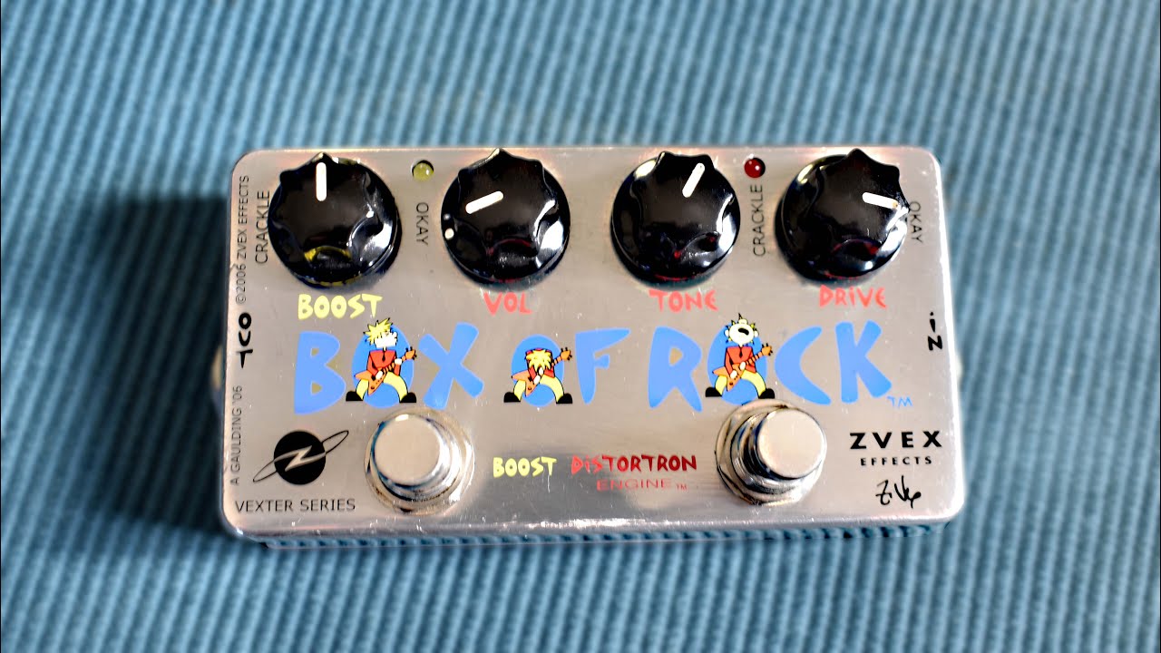 ZVEX Box Of Rock(1964 neck STRATO)☆ - YouTube