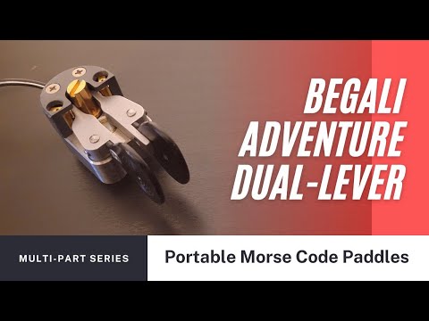Begali Adventure Duel-Lever Morse Code Key - YouTube