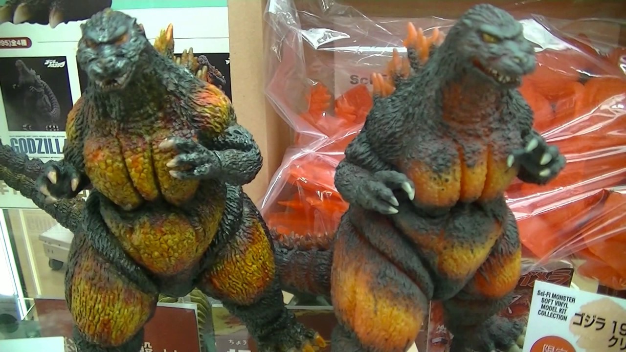 くまろいど 海洋堂 ゴジラ（1995）ソフビ組立キット 完成品 くまろいど