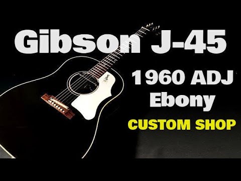 2013年製】Gibson J45 エボニー 鳴り抜群 ギブソン 固定サドル 2013年