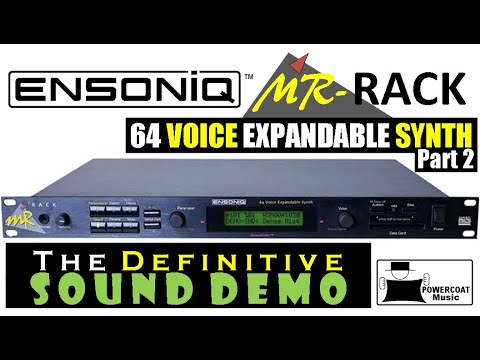 ENSONIQ MR-Rack 別売SoundROM 2個インストール済 ENSONIQ MR Rack