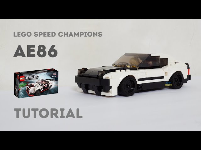 Tutorial - Takumi's AE86 Trueno Lego Speed Champions 76896 GT-R