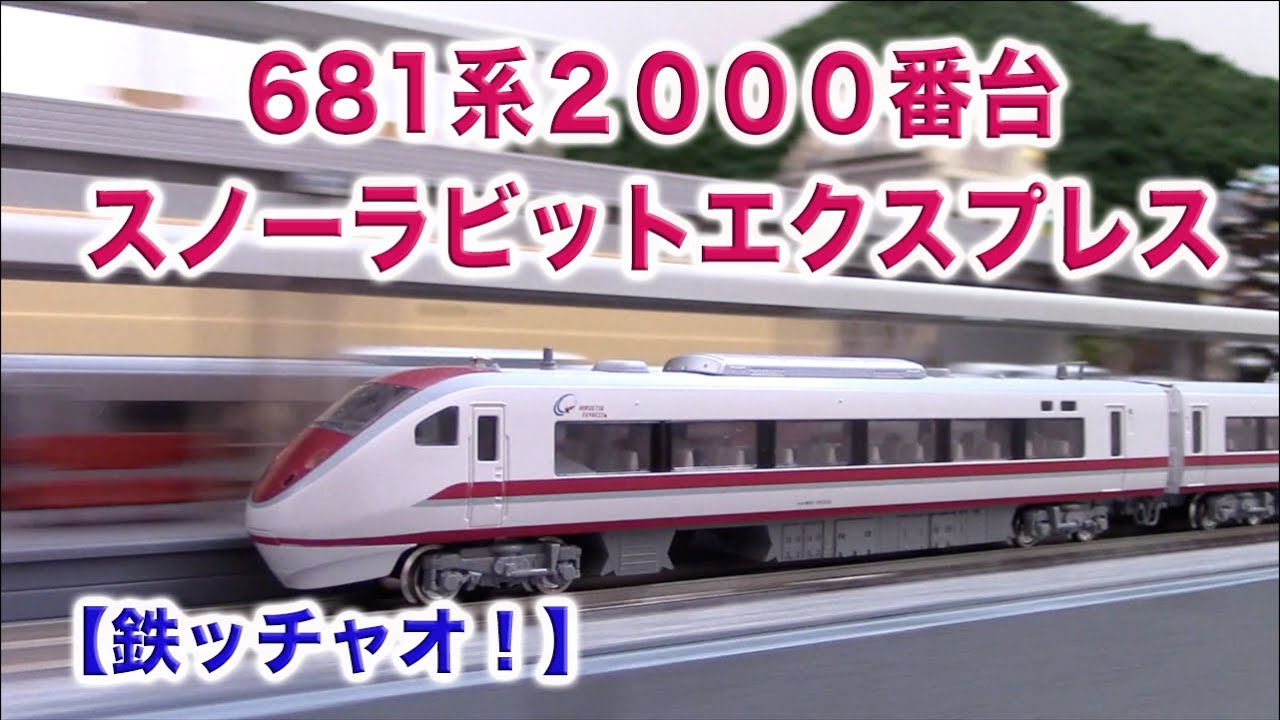 Nゲージ・鉄道模型『681系2000番台スノーラビットエクスプレス9両