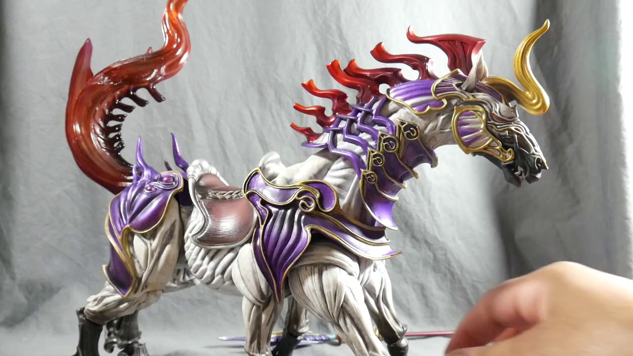 Creatures Bring Arts Final Fantasy Odin Toy Review Part 2 - YouTube