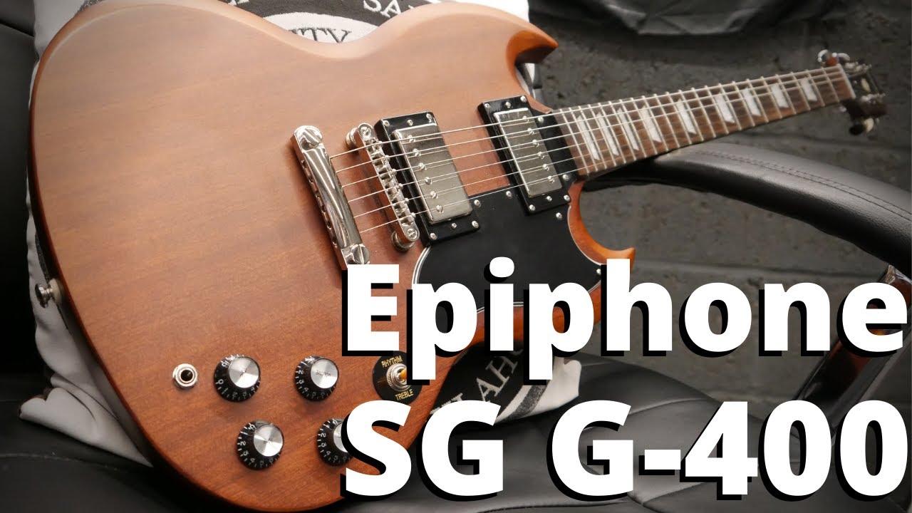Epiphone SG G-400 Worn Brown Review - YouTube