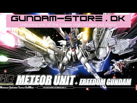 Unboxing the HG Meteor Unit + Freedom Gundam. Mobilesuit Embedded