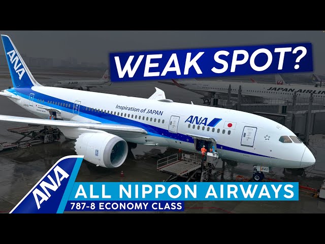 A Very TIGHT Flight! · ANA 787-8 ECONOMY CLASS 🇯🇵 Fukuoka