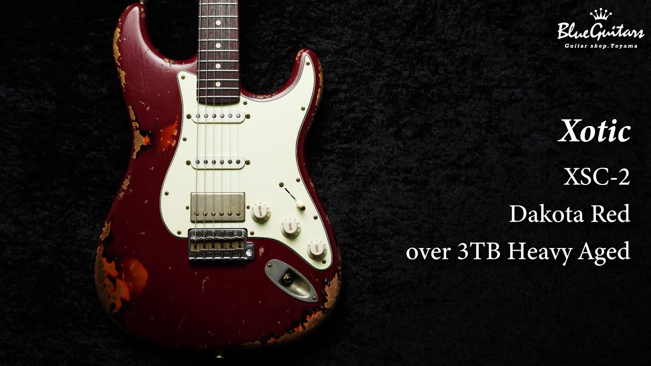 Xotic XSC-2 - Dakota Red over 3TB Heavy Aged / Alder / RM-R #3332