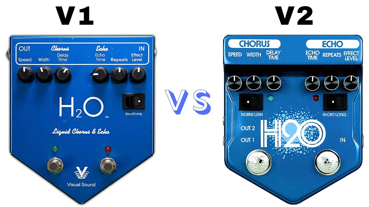 Truetone H2O Chorus Echo エフェクター Review: Visual Sound V3