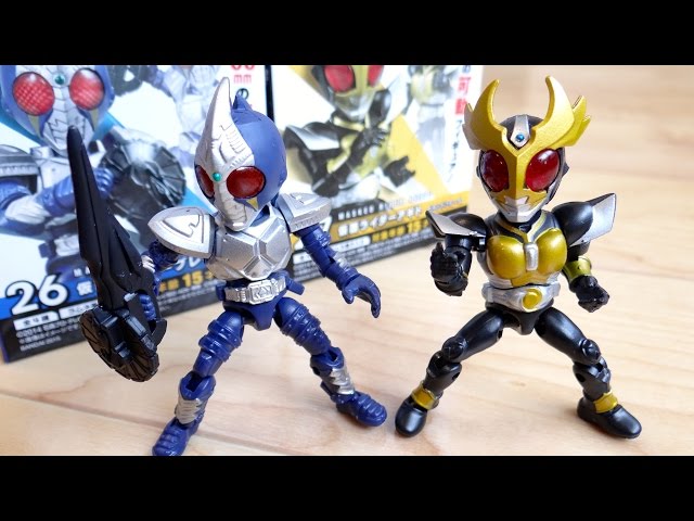 Candy Toy 66 Action Kamen Rider Blade & Agito Review! 4 types in