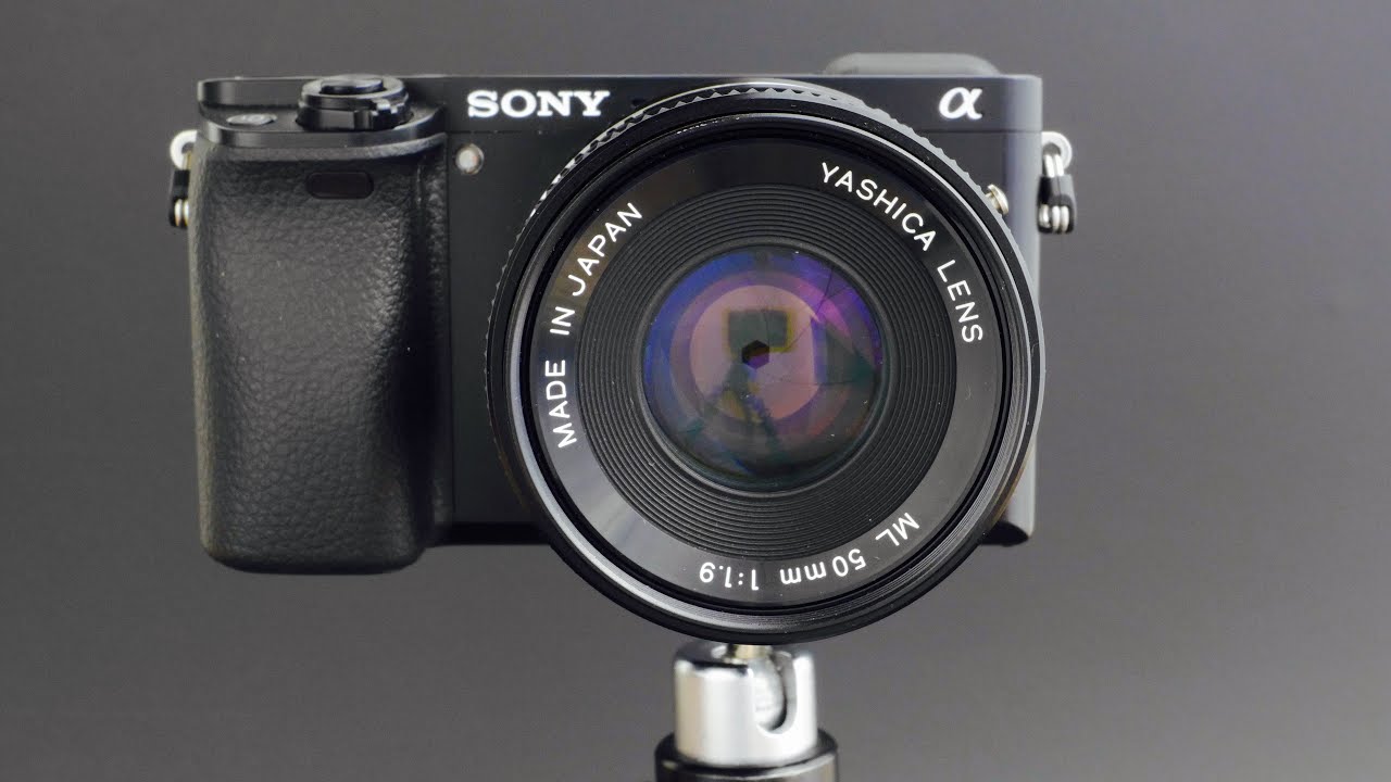 Yashica ML 50mm f1.9 Adapted to the Sony A6000 - YouTube