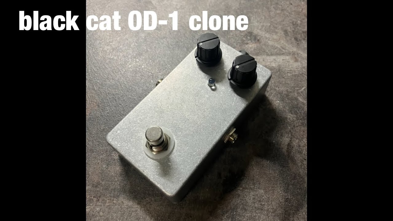 black cat OD-1 clone 試奏 - YouTube