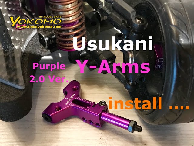 Yokomo YD-2 SXIII -- change to Usukani front Lower Y Arms in