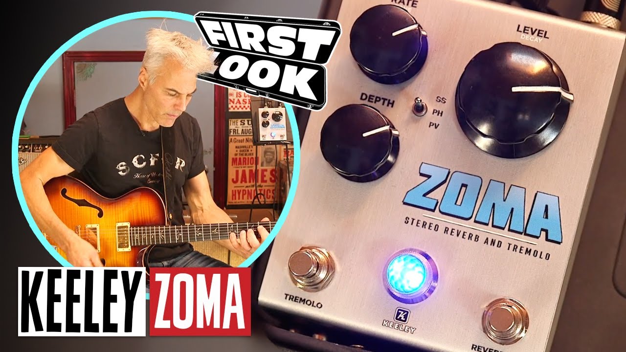 Keeley ZOMA Stereo Reverb, Tremolo & Vibrato Demo with John
