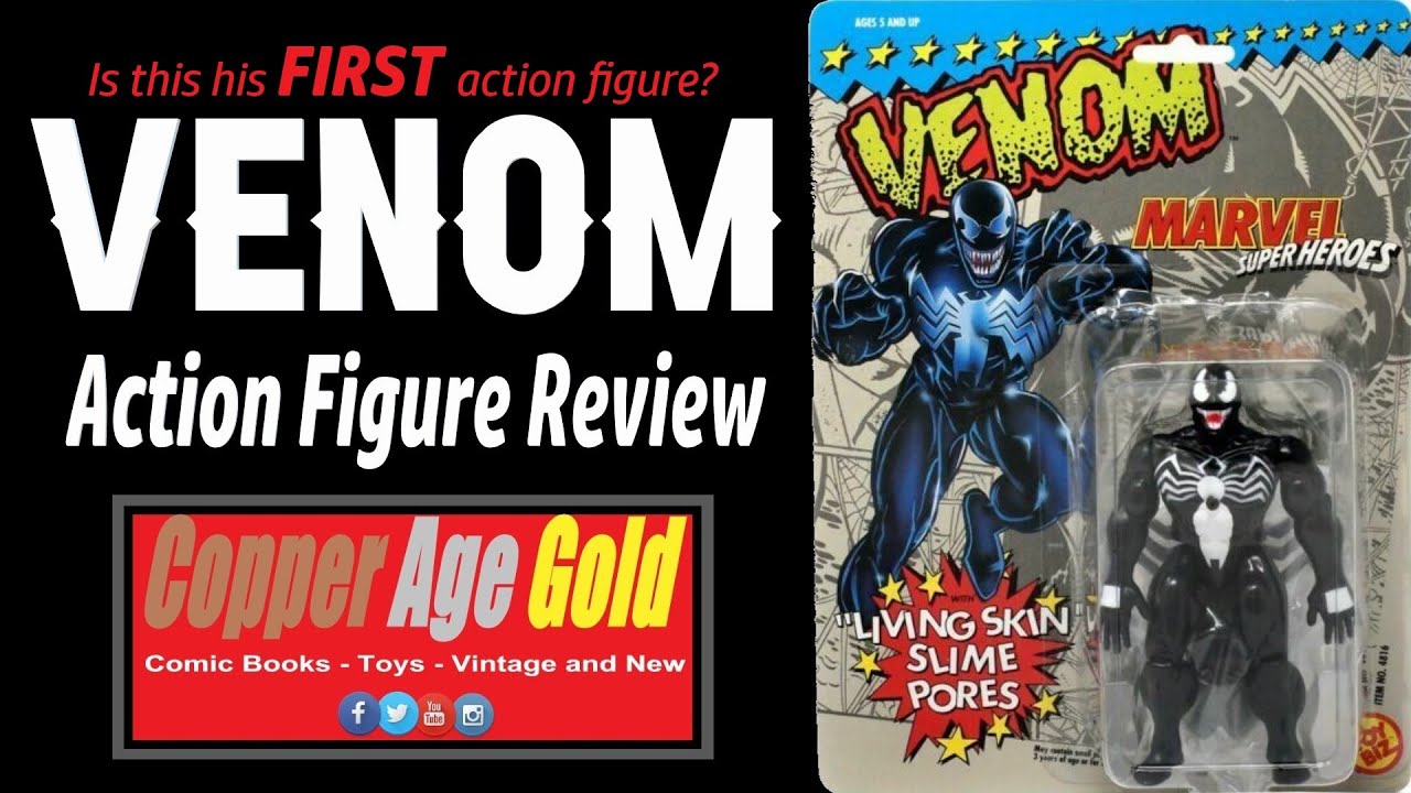 Venom His FIRST action figure EVER? 1991 ToyBiz MCU Retro Toy