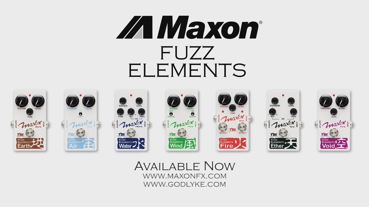 Maxon Fuzz Elements - YouTube