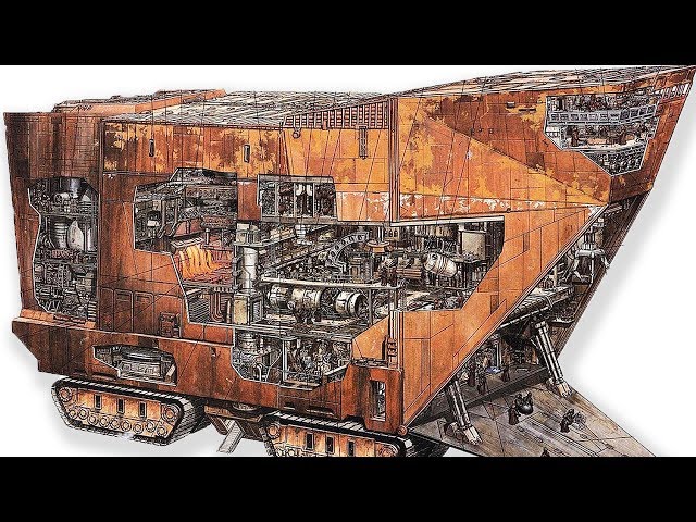 Jawa Sandcrawler INSIDE Tour, Breakdown & History (Star Wars