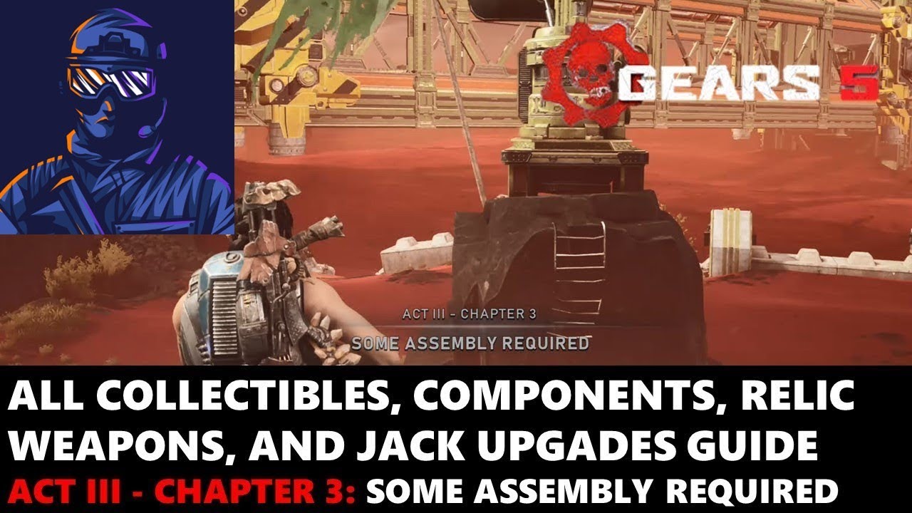 Gears 5 Act III Chapter 3: Collectibles, Components, Relic Weapons