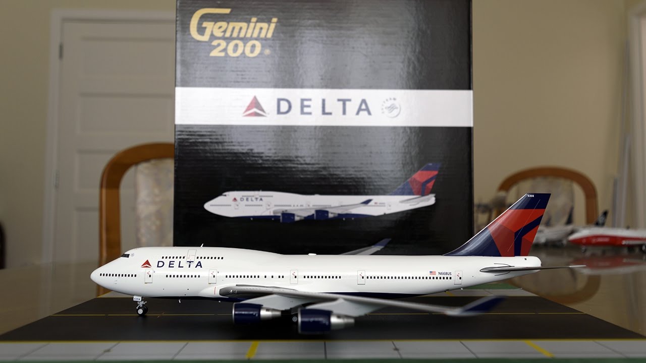 ジェミニ200 1/200 デルタ航空 ボーイング747-400 DELTA BOEING747-400