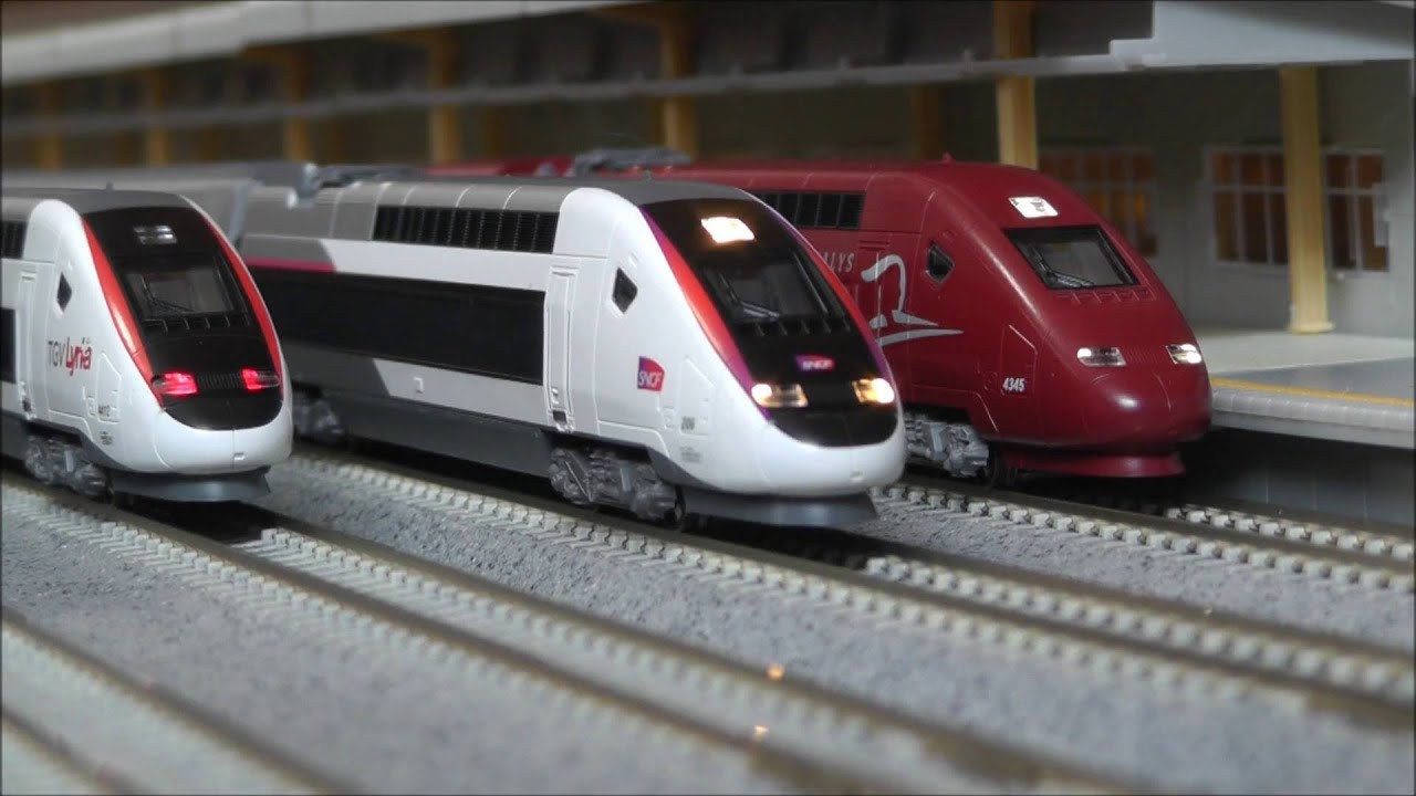 KATO LEMKE TGV Duplex Carmillon / N Scale / Spur N - YouTube