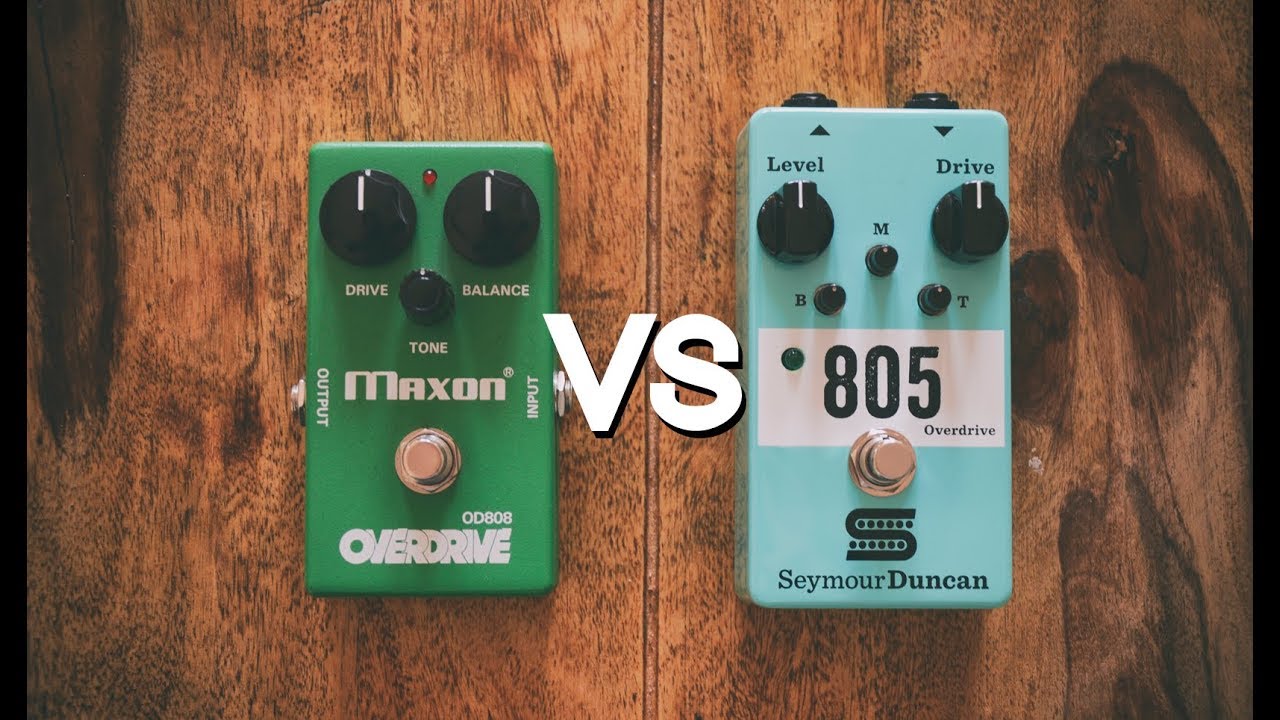 Maxon OD808 vs Seymour Duncan 805 Overdrive | Quick Metal Tone
