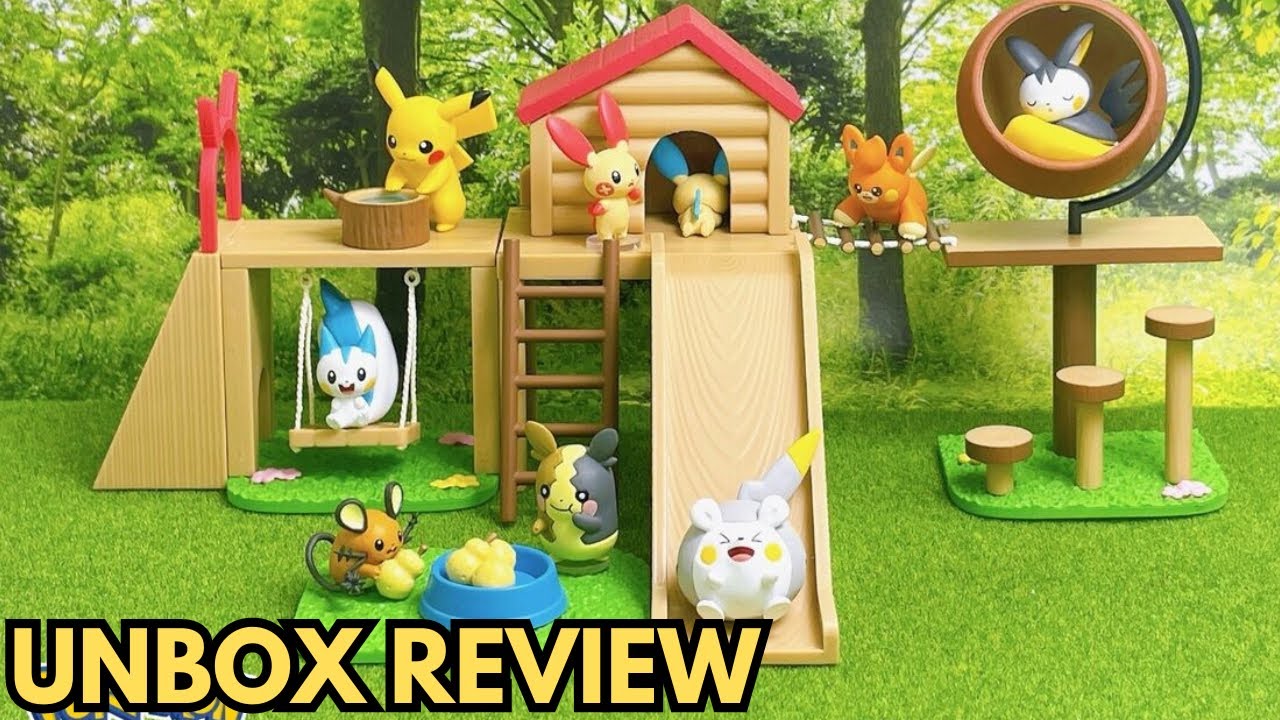 Re-ment Pokemon Playground Unbox Review リーメント ポケモン みんな