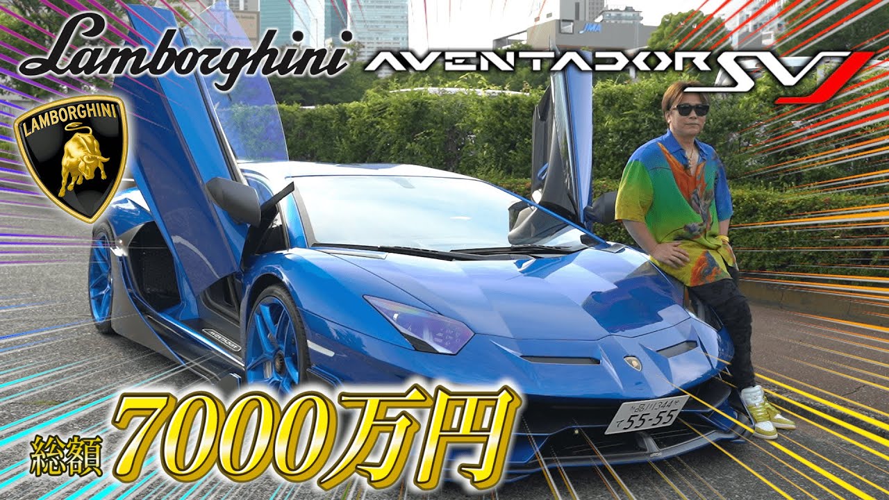 ランボルギーニ アヴェンタドールSVJ】ド派手フルカスタムの愛車をご