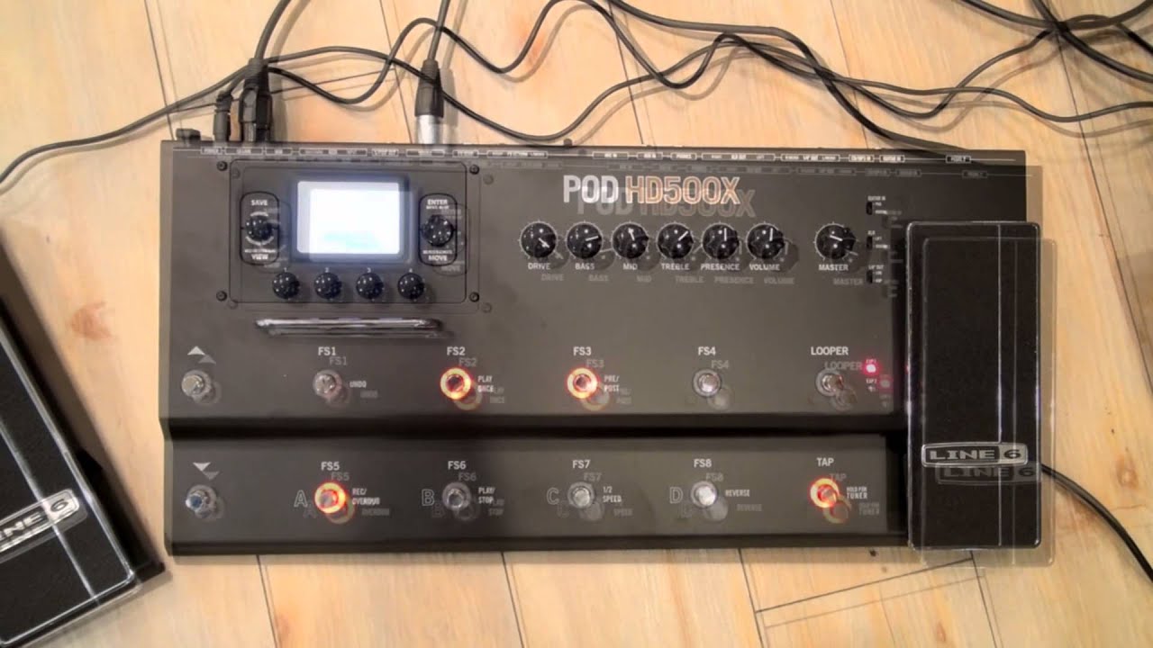 訳あり】LINE 6 POD HD500X ギターエフェクター 訳あり】LINE 6 POD