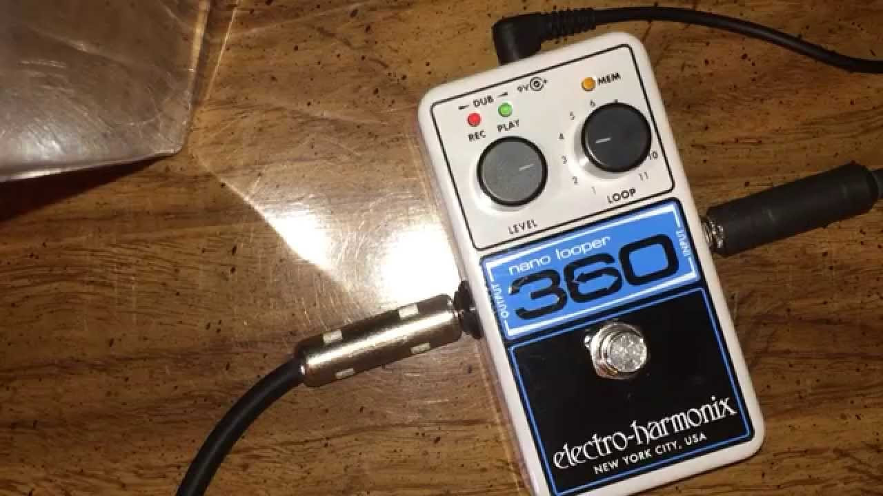 Electro-Harmonix Nano Looper 360 Review - YouTube