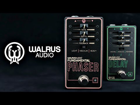 Walrus Audio Fundamental Series: Phaser & Delay - YouTube