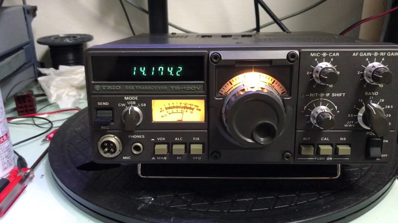 トリオTS-120V HF10W 機+マイク トリオTS-120V +マイク HF10W機の修理