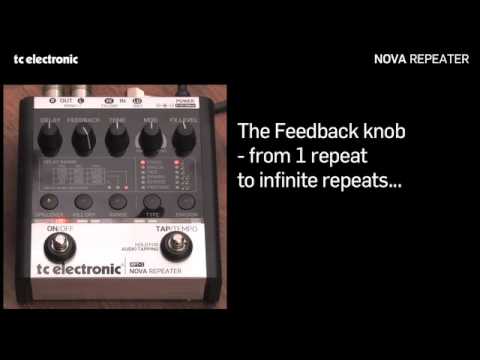 TC Electronic Nova Repeater delay pedal - YouTube