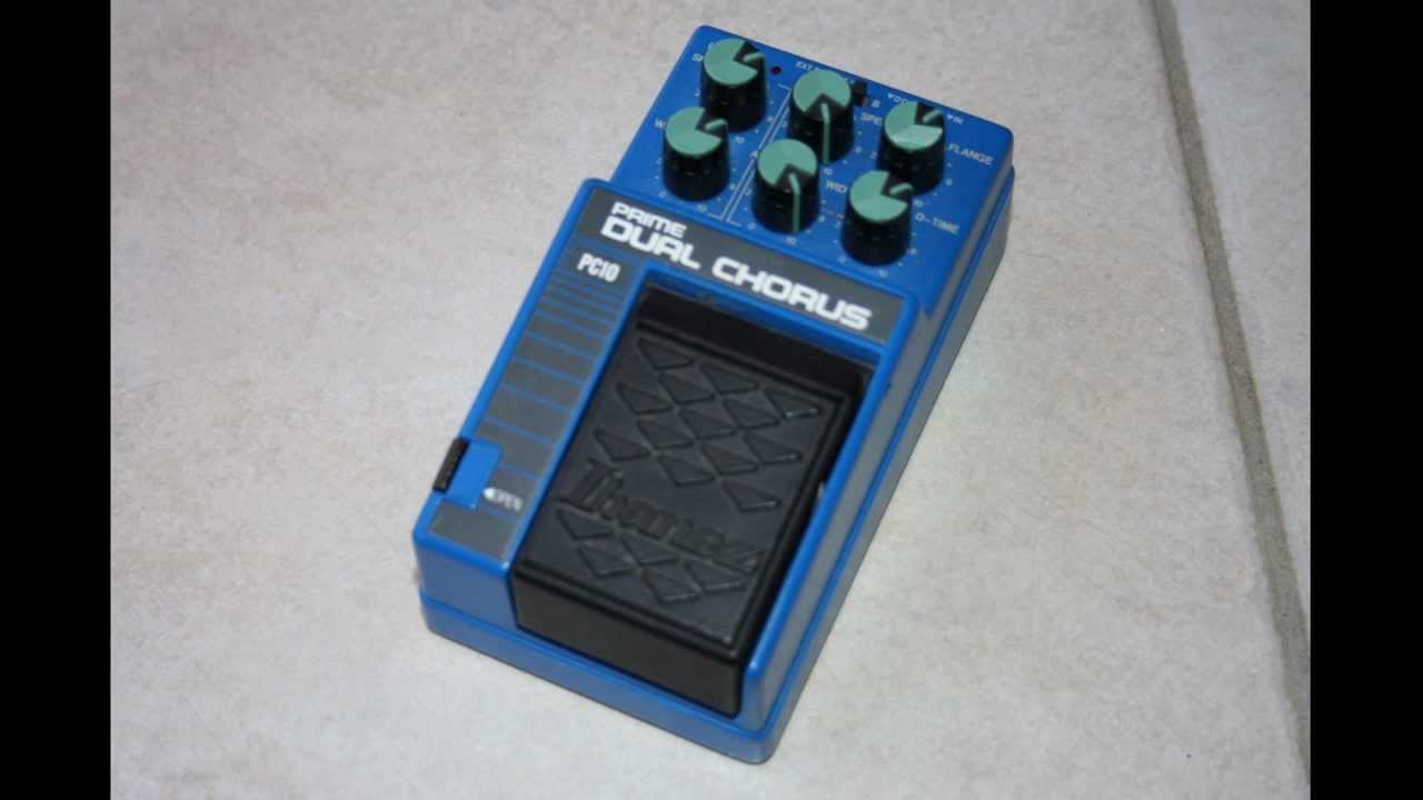 Demo pedale Ibanez PC10 Prime Dual Chorus - YouTube