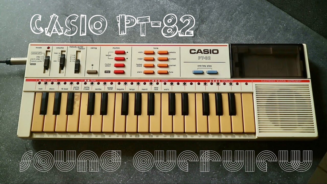 CASIO PT-82 // sound overview - YouTube