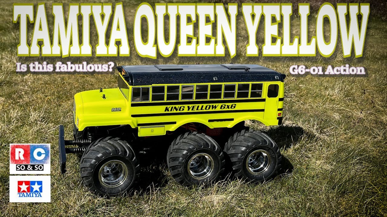 Tamiya Queen Yellow | Is this Fabulous 6x6 Action?? - YouTube