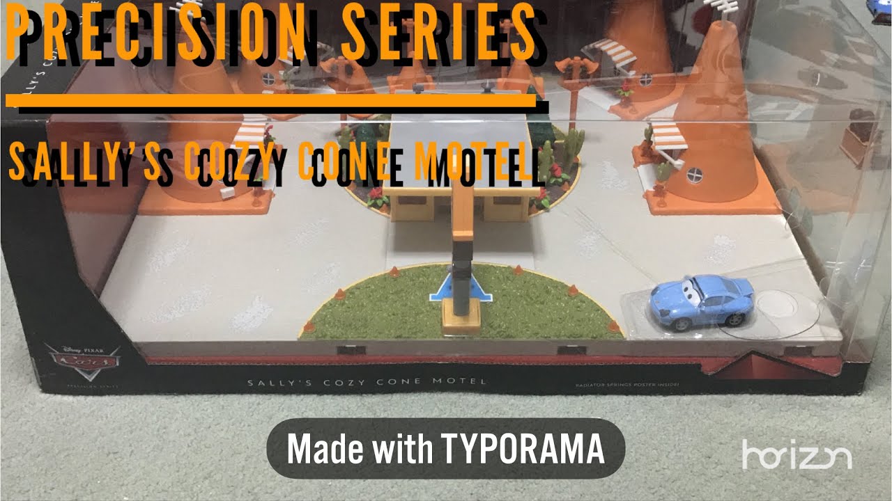 Mattel Disney Pixar Cars Precision Series Sally's Cozy Cone Motel
