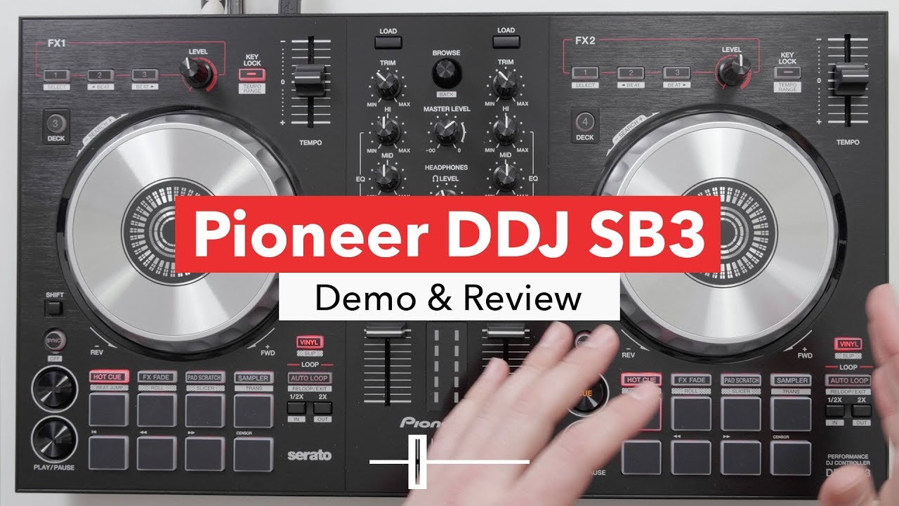 Pioneer DJ DDJ SB3 説明書 スタンド付き 動作確認済み 取扱説明書と