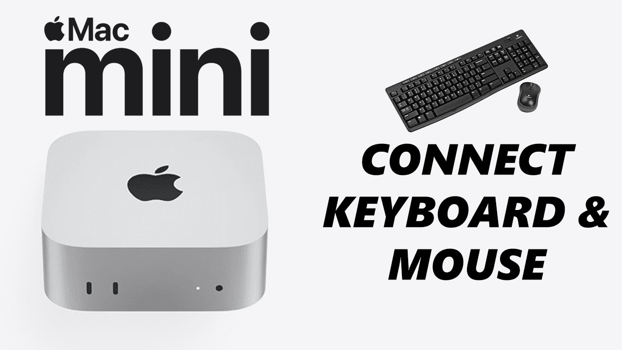 How To Connect Wireless Keyboard & Mouse To M4 Mac Mini - YouTube