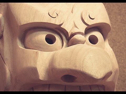 051 高千穂神楽面彫師 工藤 省悟 | 明日への扉 by アットホーム - YouTube