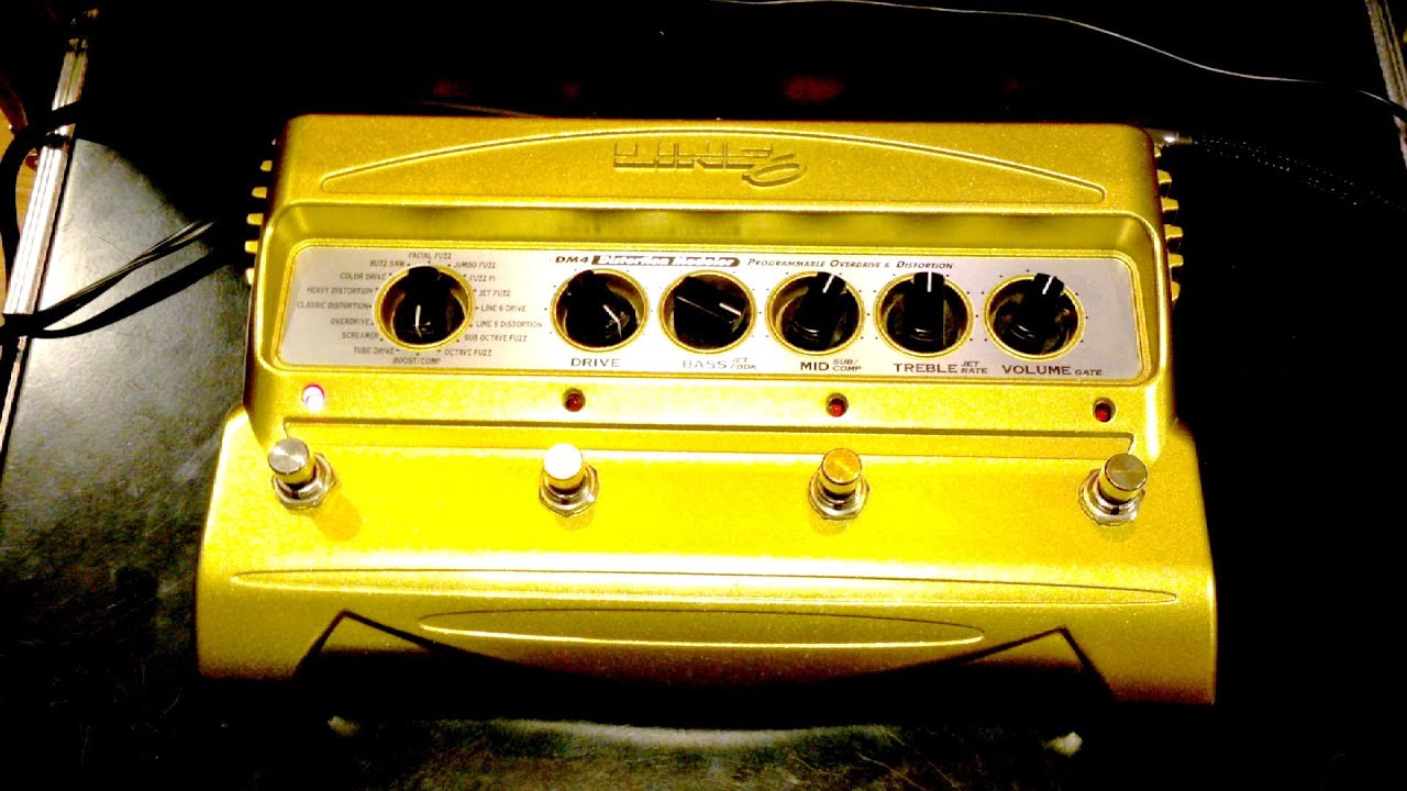 Line 6 DM4 Distortion Modeler - YouTube