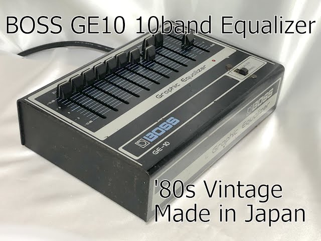 ギター Boss GE-10 Graphic Equalizer Boss GE-10 Graphic Equalizer