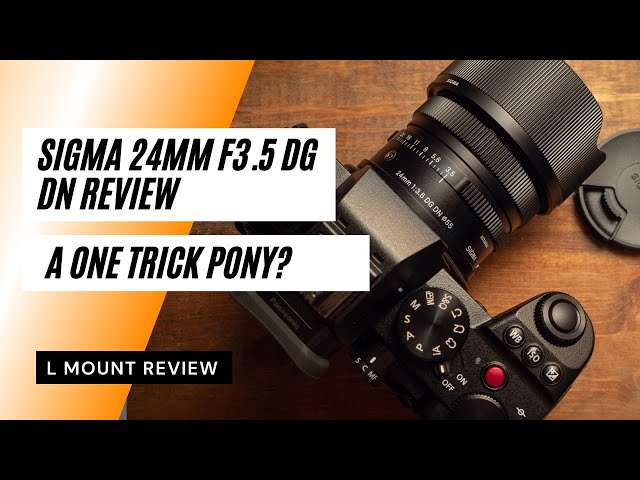 Sigma 24mm F3.5 DG DN Review - L Mount (Lumix S5) - YouTube