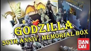 ゴジラ2体セット ☆ゴジラ50周年メモリアルボックス版☆解説カード付き