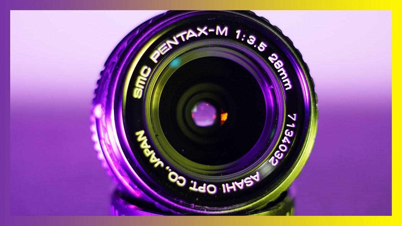 Asahi Pentax-M 28mm f3.5 - vintage lens review and test - YouTube