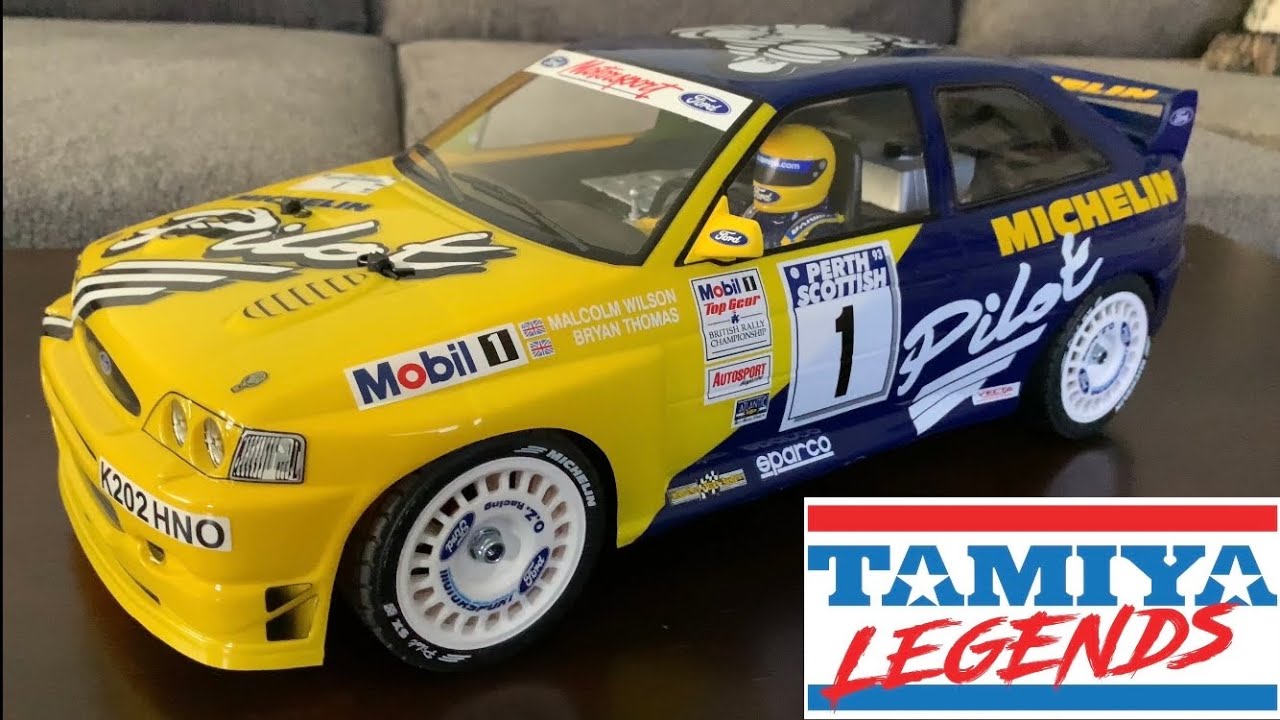 タミヤ Ford Escort RS ミシュランパイロットボディ Tamiya 1/24