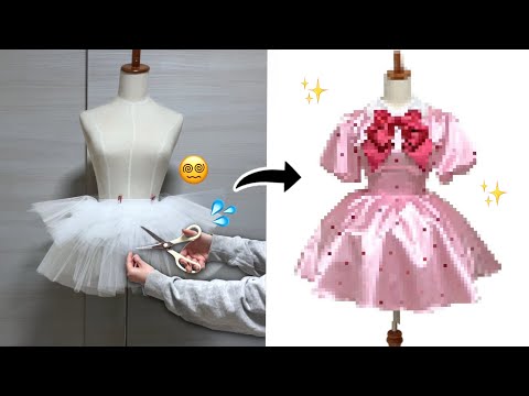 Trial and Error｜Making a Doll-Like Valentine Outfit from Scratch