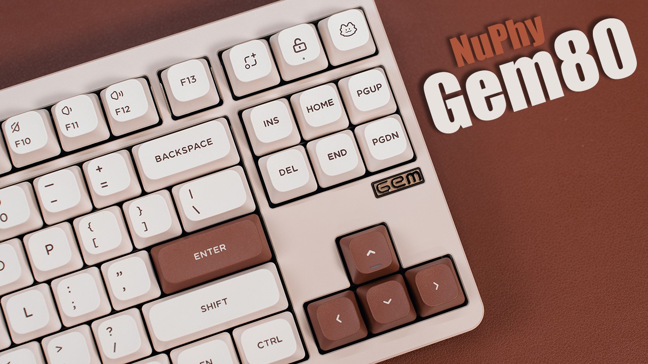 The BEST NUPHY Keyboard! - NuPhy Gem80 REVIEW - YouTube