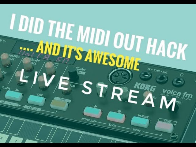 Let's Talk Synth: KORG Volca FM (MIDI OUT HACK) - YouTube