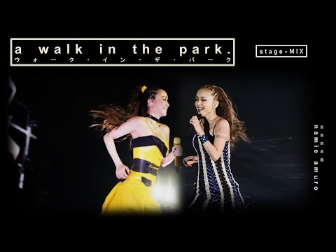 安室奈美恵 スタッフシャツ ブラック a walk in the park a walk in