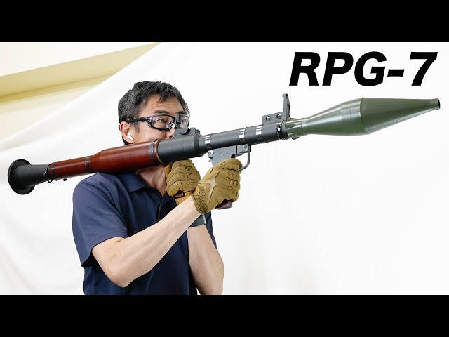 ロケットランチャー風モデルガン RPG7 ロケットランチャー 40mmガス